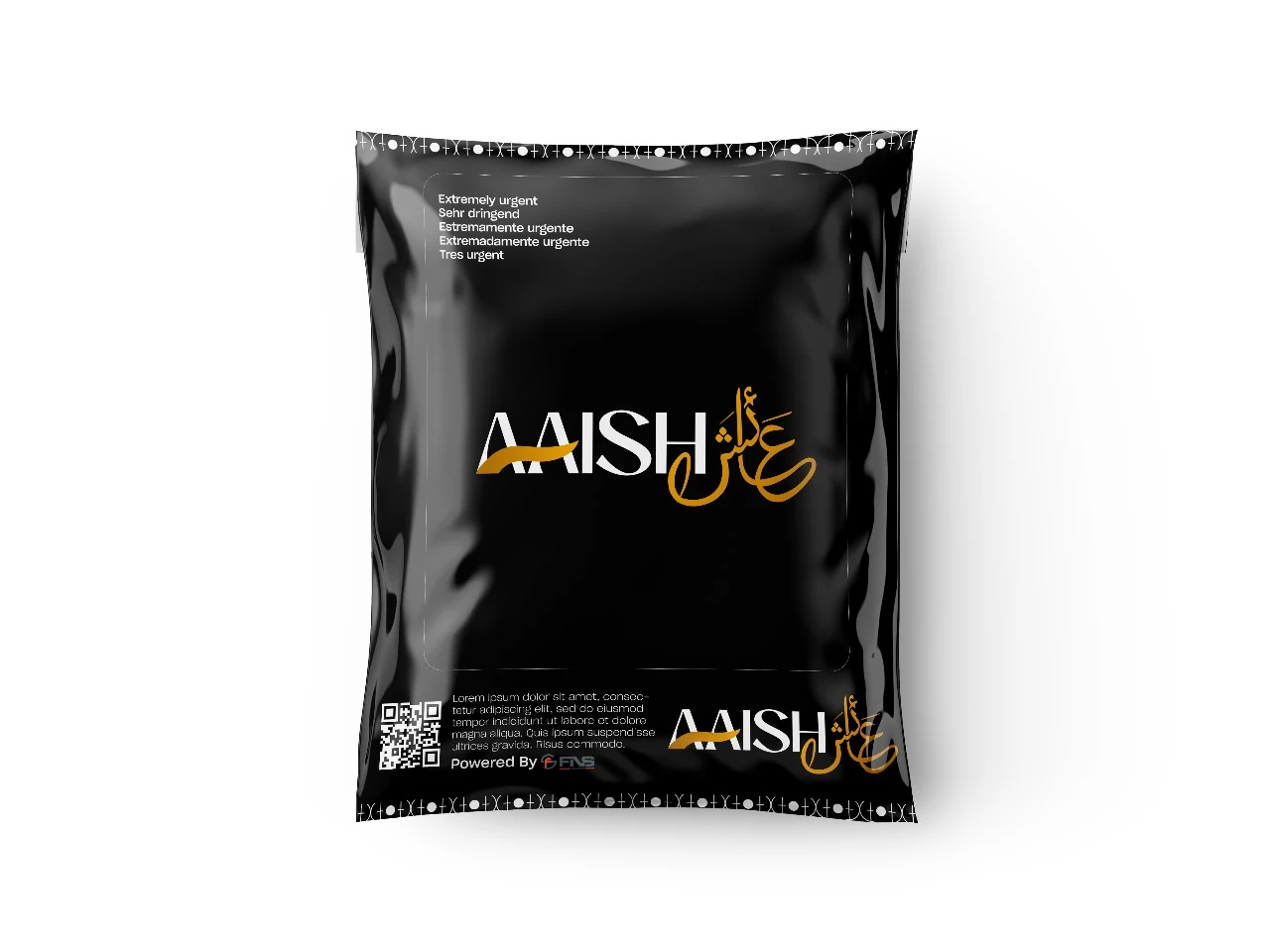 Aaish apparel unboxing experience and tactile physical packaging suite