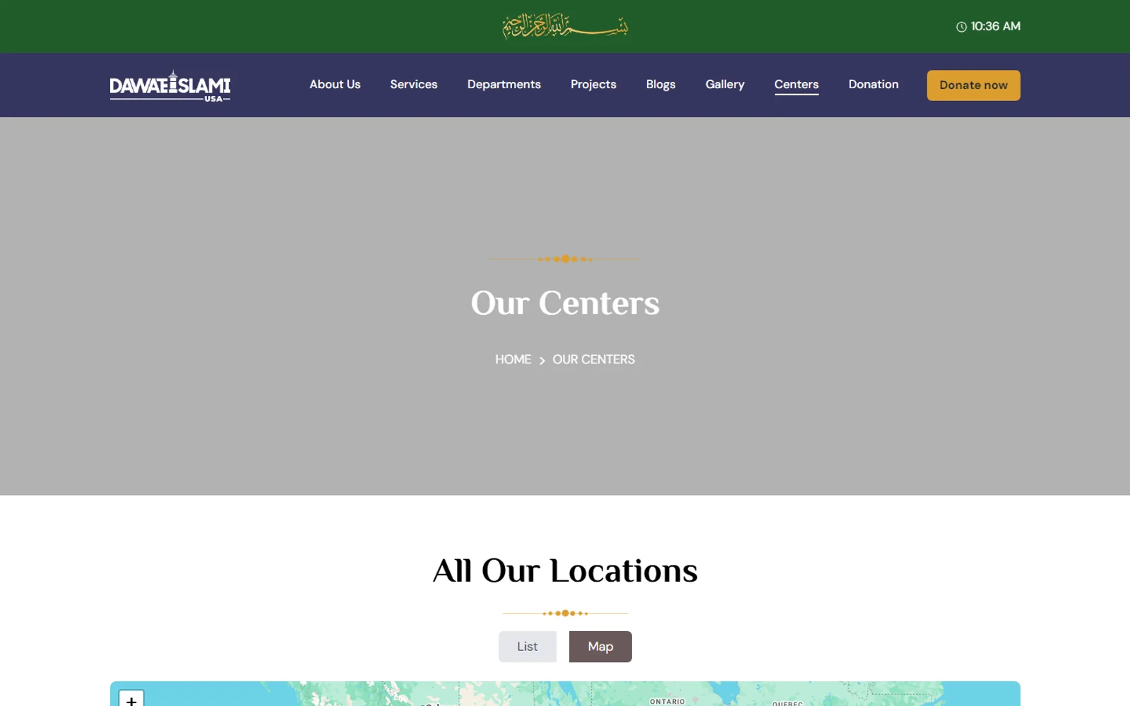 Dawat-e-Islami USA regional centre discovery portal