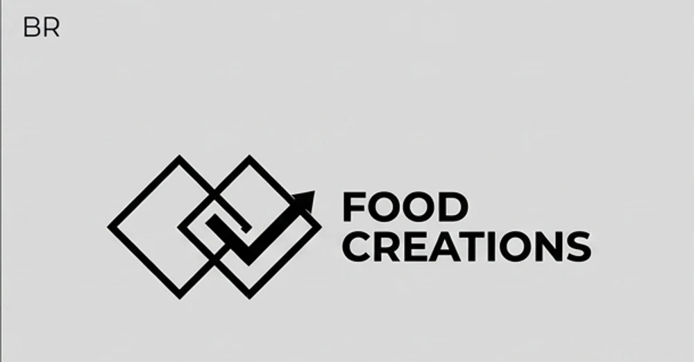 Black Food Creations logo on warm grey background