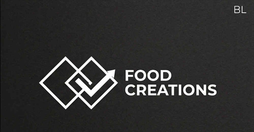 White Food Creations logo on charcoal background
