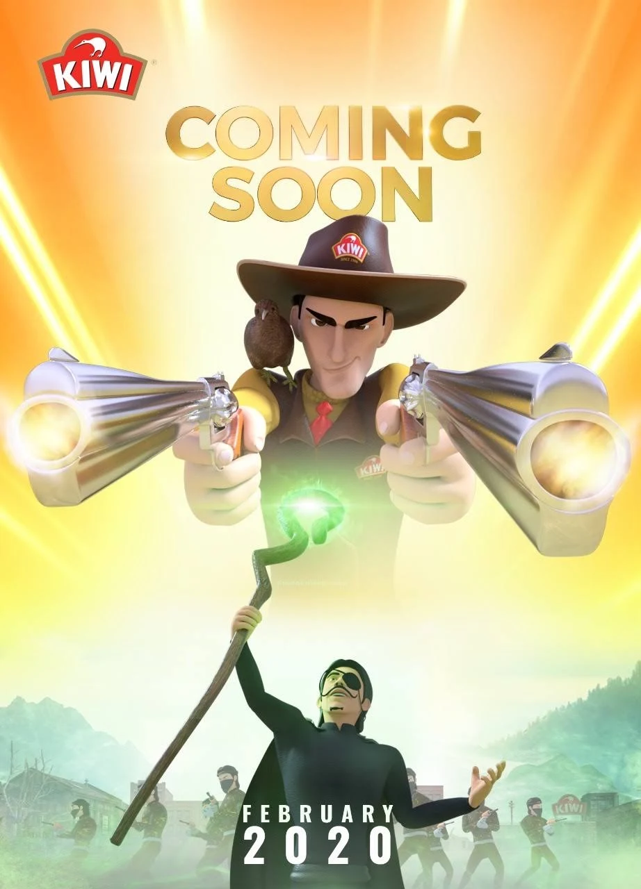 Kiwi promotional character poster
