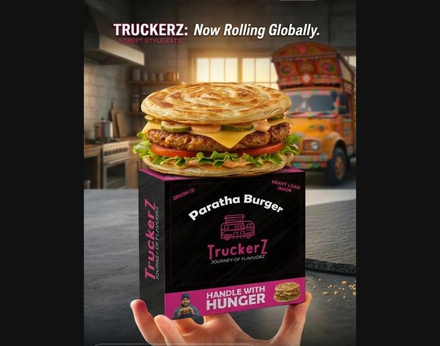 Truckerz public social campaign artwork
