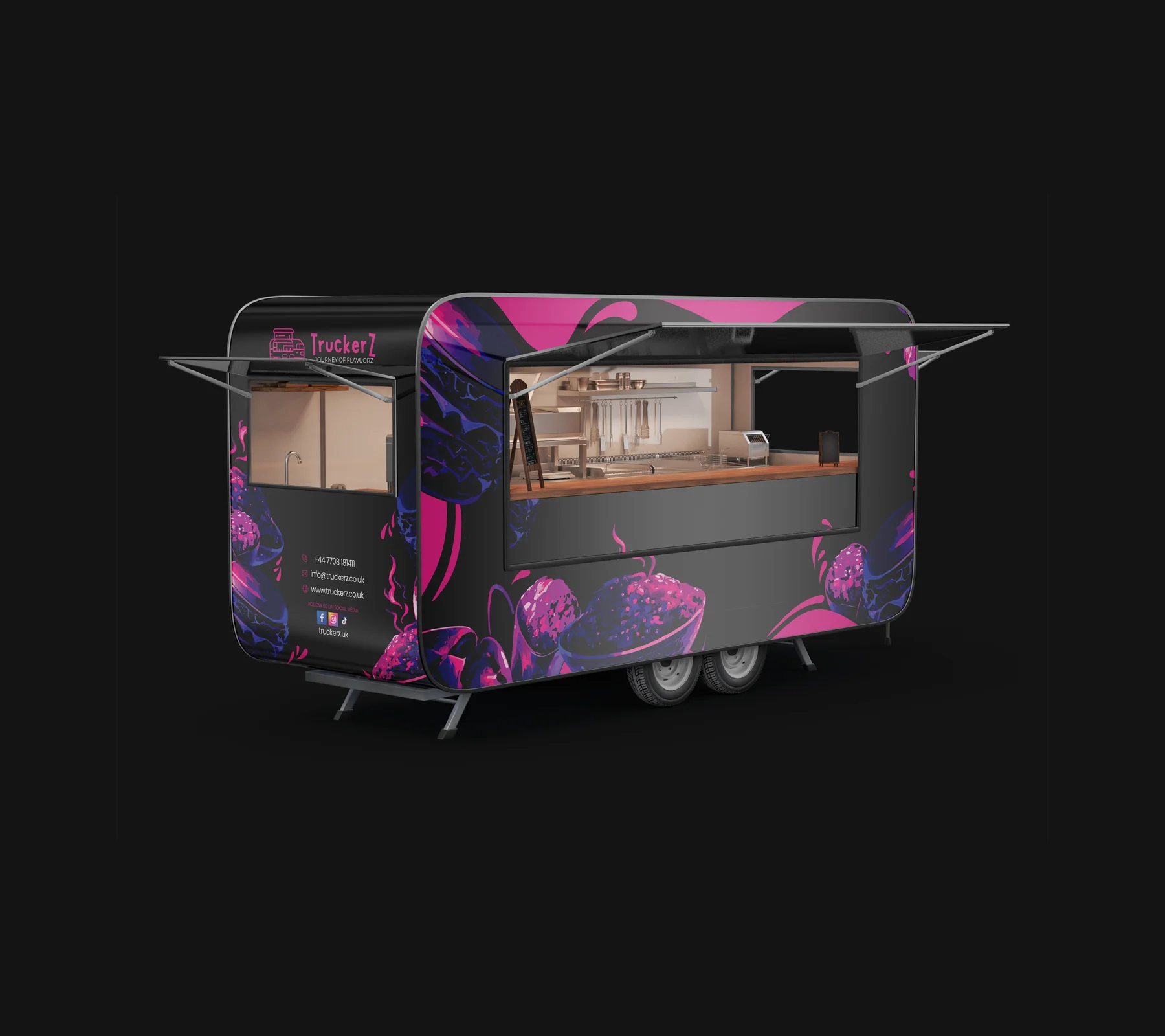 Truckerz mobile vehicle livery and campaign design